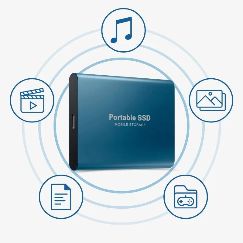 External SSD Hard Drive USB – Portable Data Storage 8