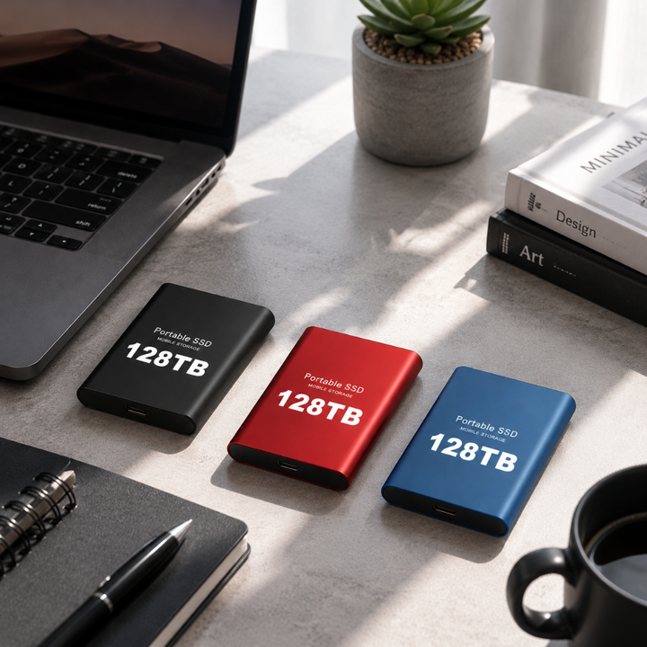 Portable SSD External Storage Device | USB 3.0 Interface, 540 MB/s Transfer Speed | Aluminium Casing for Durability 1