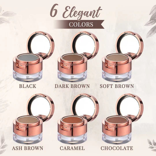 Eyebrow Powder Brush for Women | 45-Degree Angled Brush Tip | Waterproof, Smudge-Proof Microblading-Look Brows Instantly