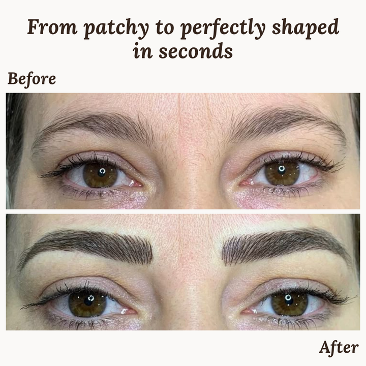 Eyebrow Powder Brush for Women | 45-Degree Angled Brush Tip | Waterproof, Smudge-Proof Microblading-Look Brows Instantly