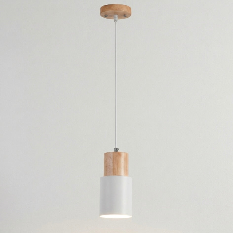 Nordelle | Nordic LED Pendant Light | Wood & Iron