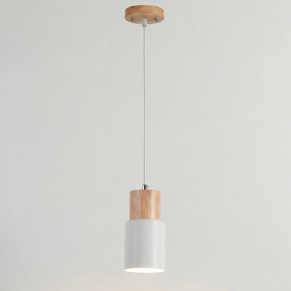Nordelle | Nordic LED Pendant Light | Wood & Iron