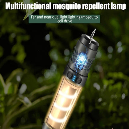 Outdoor Mosquito Repellent Light | Adjustable Brightness | USB-C Rechargeable | 3–15hr Battery