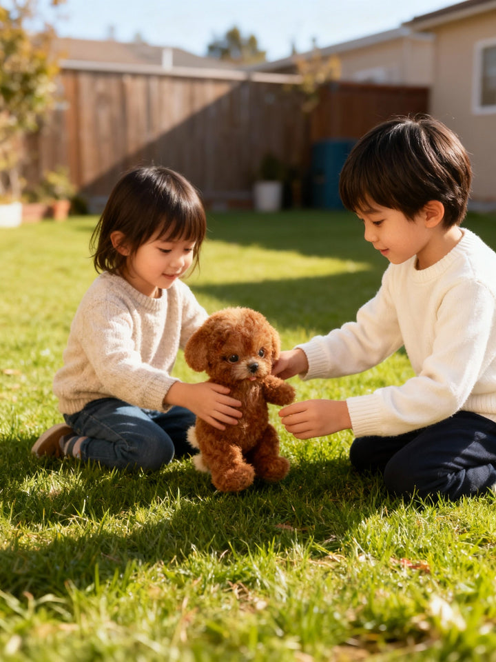 Interactive Robot Puppy Toy | Walks, Barks &amp; Wags Tail | Plush Battery-Operated Companion Toy for Kids and Collectors 1