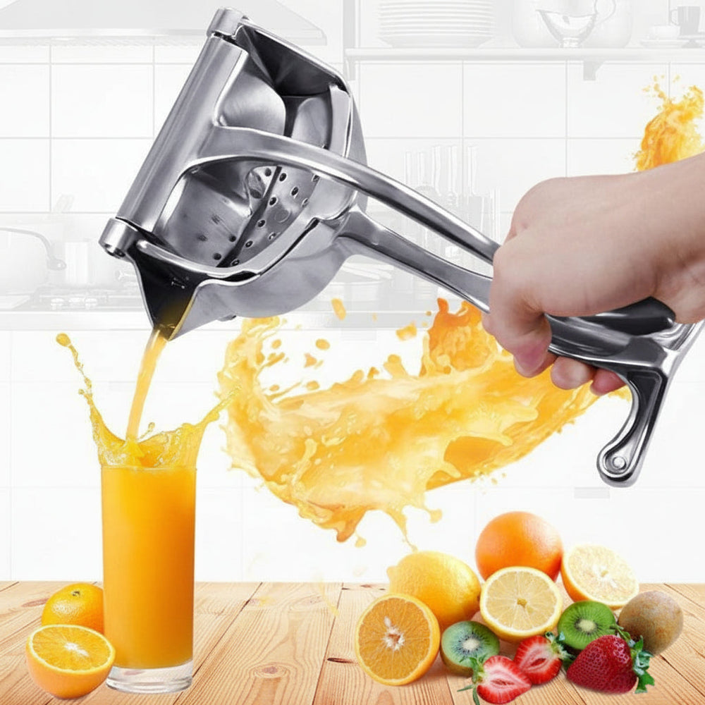 Manual Citrus Juicer Stainless Steel | Hand Press Design | Fast Fresh Lemon, Lime & Orange Juice Extraction at Home 2