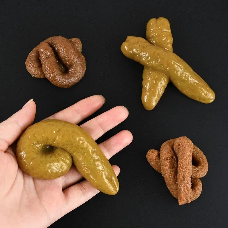 Fake Poop Prank Toy | Realistic Gag Gift for April Fools &amp; Halloween | Soft Squishy Reusable Novelty Party Prop