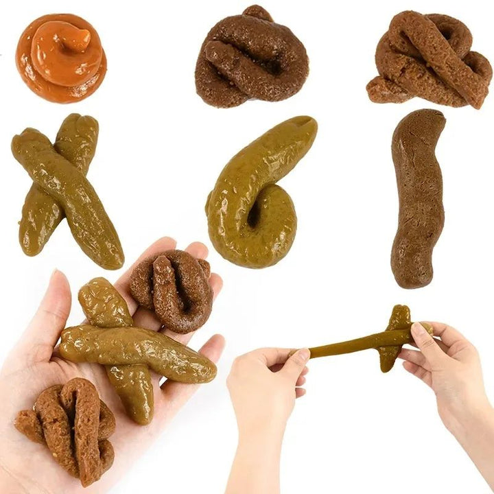 Fake Poop Prank Toy | Realistic Gag Gift for April Fools &amp; Halloween | Soft Squishy Reusable Novelty Party Prop