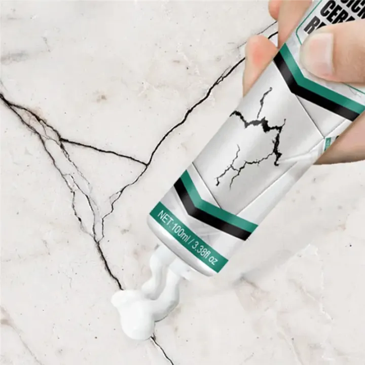 Fast-Drying Repair Paste for Tiles | Ceramic Crack &amp; Grout Repair Agent