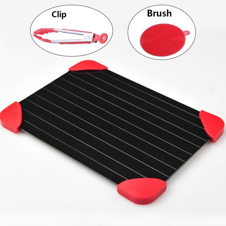 Fast Defrosting Tray Quick Thawing Board for Frozen Food 7