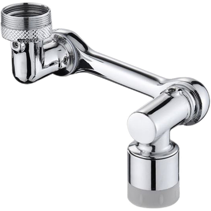 Faucet Adapter with 1080° Swivel Arm | Chrome Rotating Extension Design