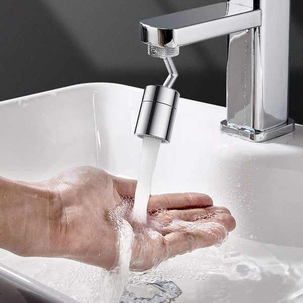 Faucet Aerator Adapter Copper &amp; ABS | Dual-Mode Rotating Spray Head | 4-Layer Filter, Anti-Splash &amp; Rust-Resistant