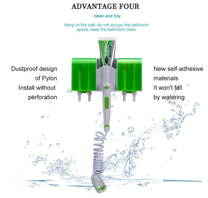 Faucet Water Flosser | 2 or 6 Nozzle Set | No Power Needed, Plug-In Toothbrush &amp; Oral Irrigator for Teeth and Gums