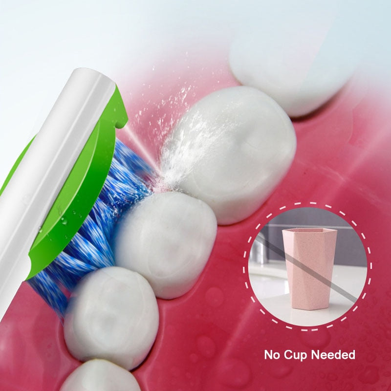 Faucet Water Flosser | 2 or 6 Nozzle Set | No Power Needed, Plug-In Toothbrush &amp; Oral Irrigator for Teeth and Gums