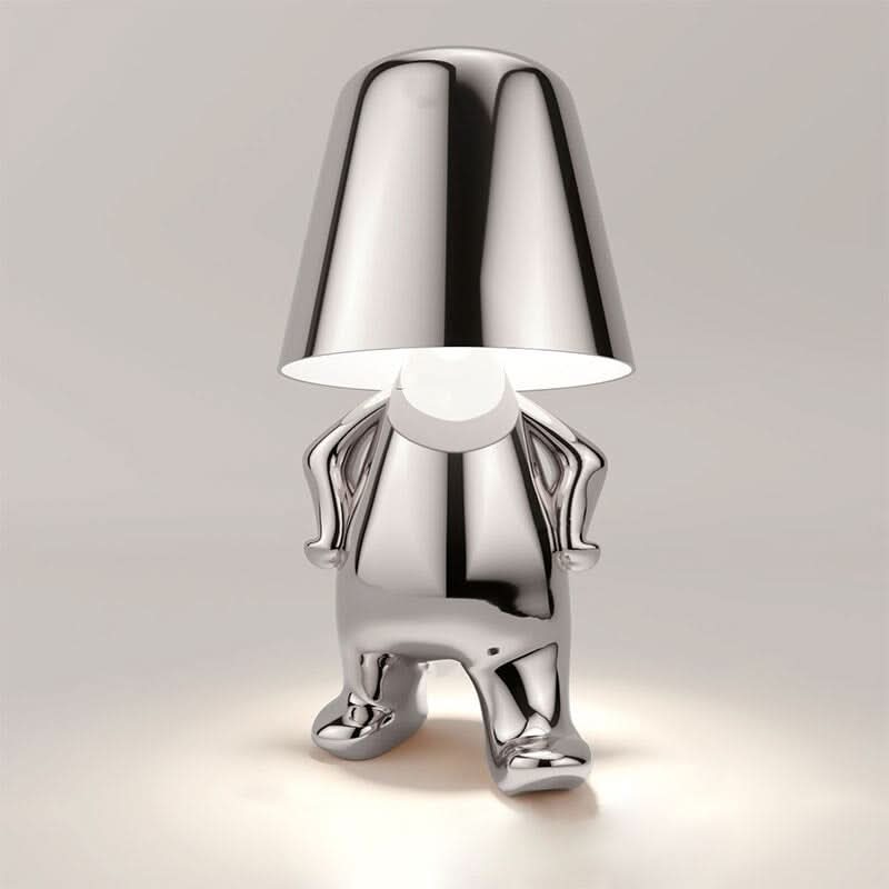 Figurine Table Lamp | Dimmable Seated Figure Accent Light