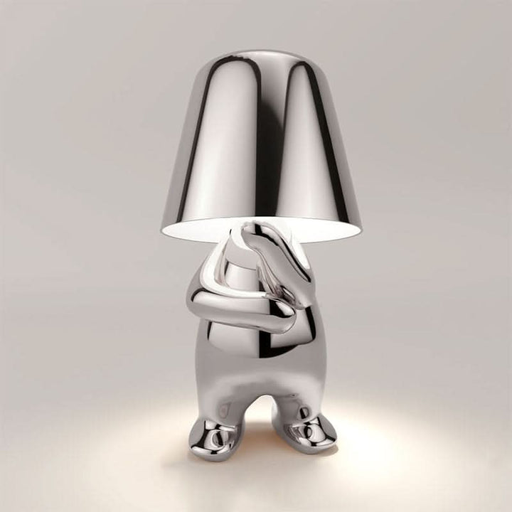 Figurine Table Lamp | Dimmable Seated Figure Accent Light