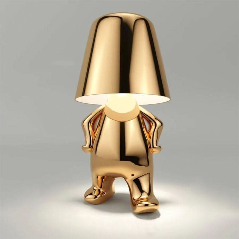 Figurine Table Lamp | Dimmable Seated Figure Accent Light