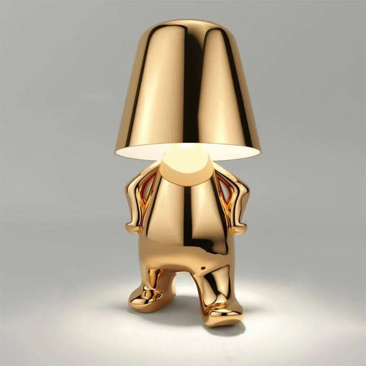 Figurine Table Lamp | Dimmable Seated Figure Accent Light
