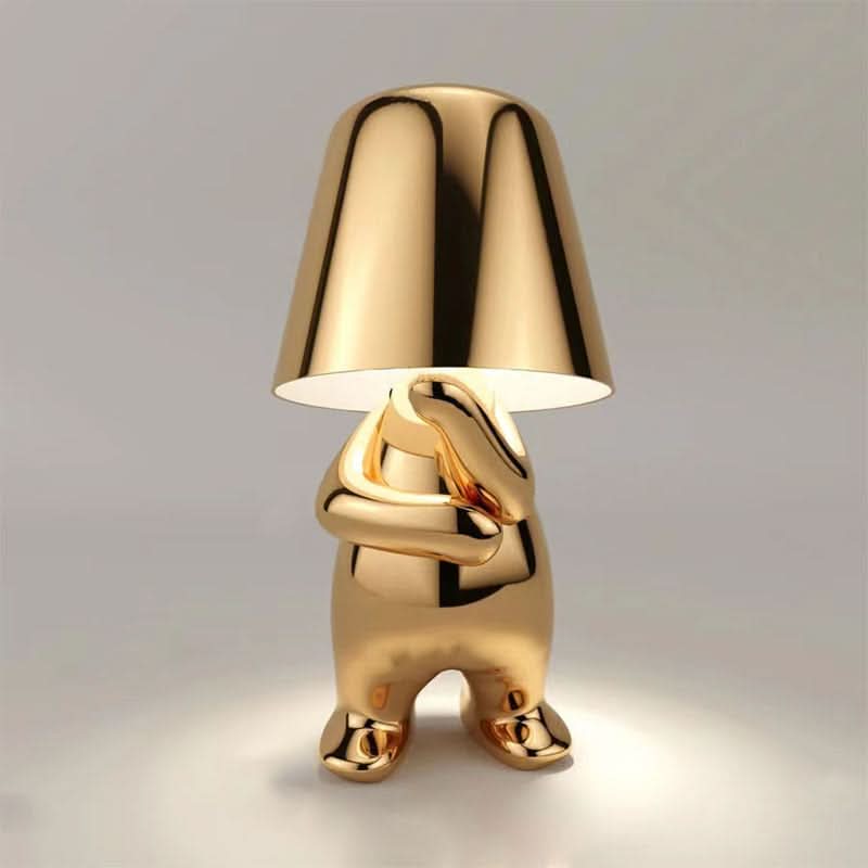 Figurine Table Lamp | Dimmable Seated Figure Accent Light
