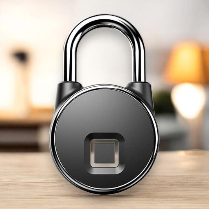 Fingerprint Padlock | Biometric &amp; Bluetooth | IP65 | USB Rechargeable | 10 Fingerprints | 3-Month Battery