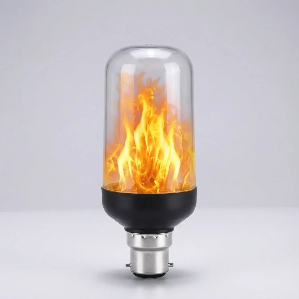 Flame-Effect LED Lantern | Flickering Glow, Screw Fit Base