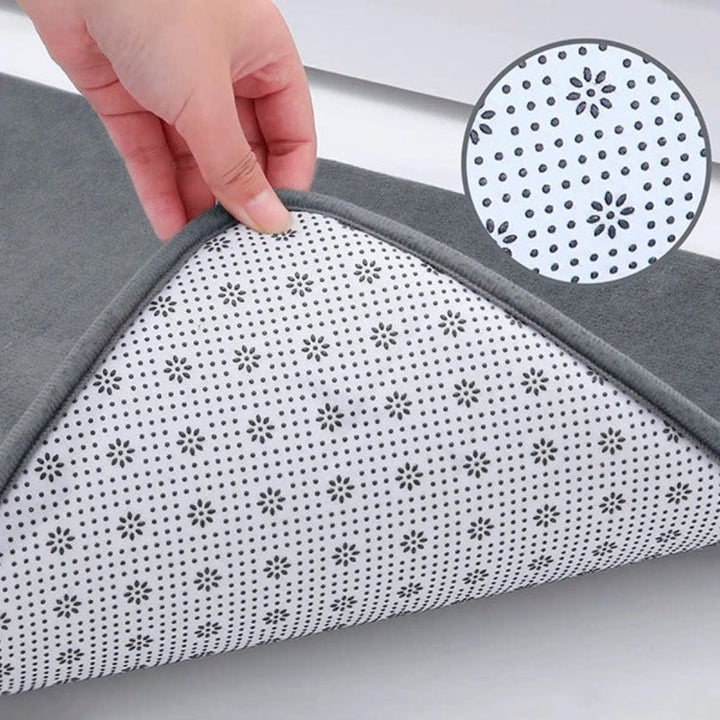 Memory Foam Bath Mat Non-Slip Rubber Backed Washable 3