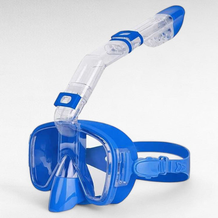 Foldable Snorkel Mask | Hinged Tube, Adjustable Strap