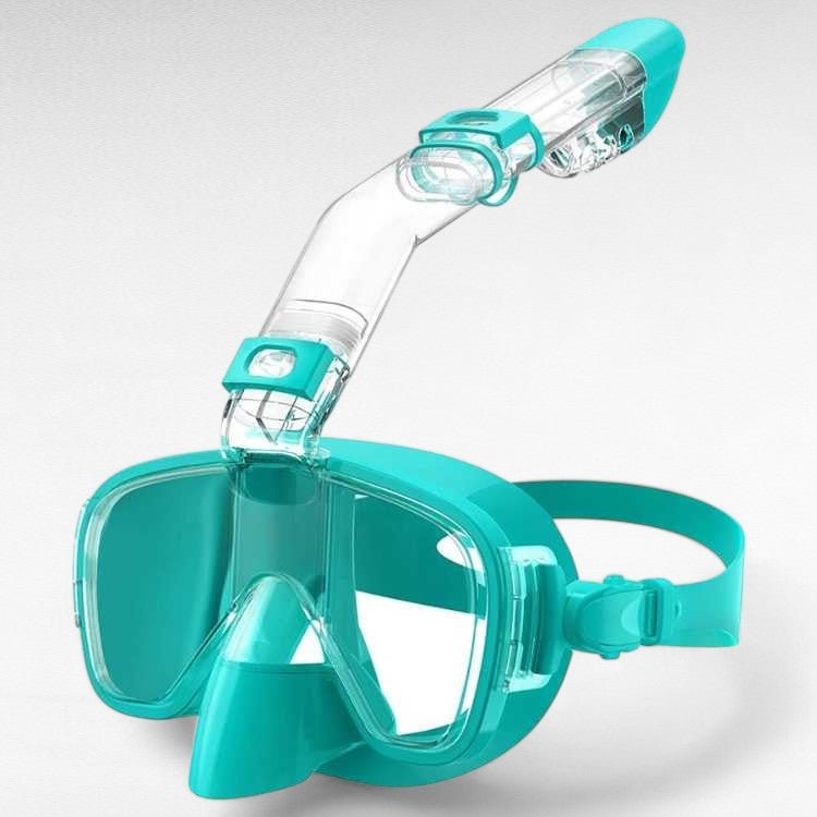 Foldable Snorkel Mask | Hinged Tube, Adjustable Strap