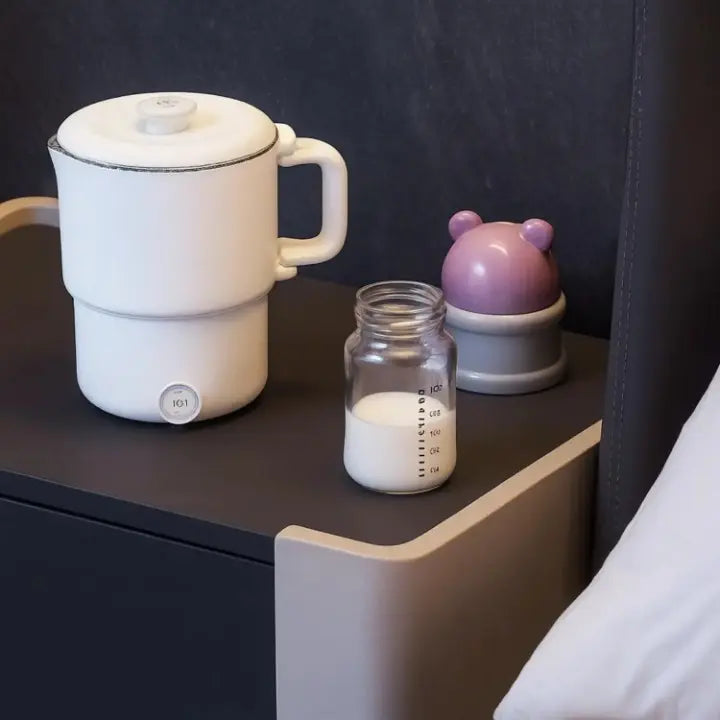 Foldable Travel Electric Kettle | Collapsible With A Lid