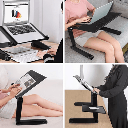 Desk Stand for Laptop | Adjustable Folding Laptop Table