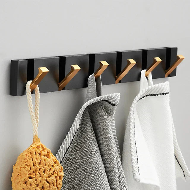 Foldable Wall Coat Hooks – Space Saving Heavy Duty Door &amp; Bathroom Robe Hook 12