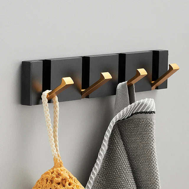 Foldable Wall Coat Hooks – Space Saving Heavy Duty Door &amp; Bathroom Robe Hook 13