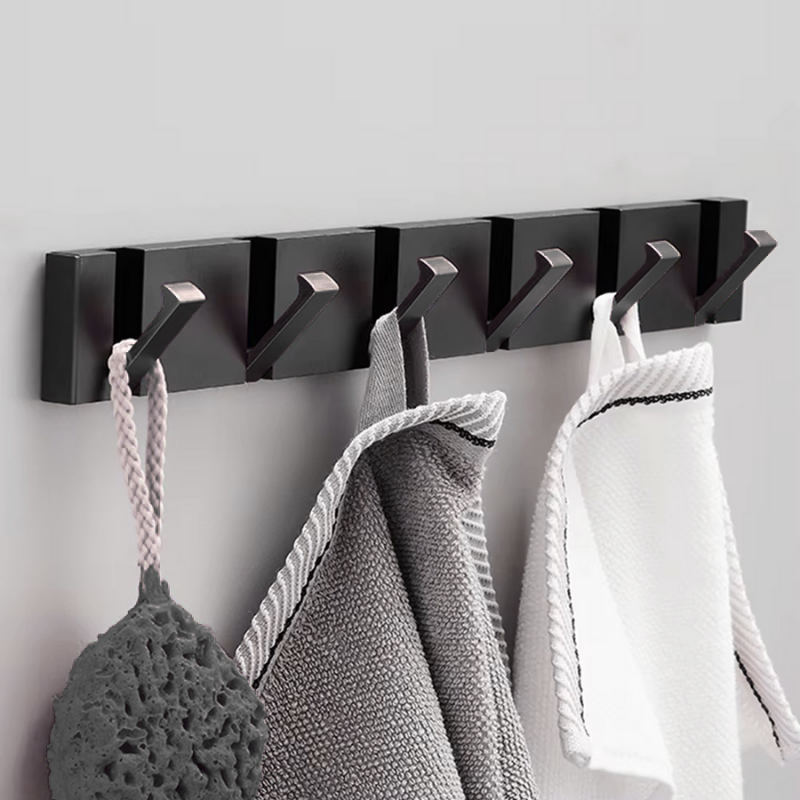 Foldable Wall Coat Hooks – Space Saving Heavy Duty Door &amp; Bathroom Robe Hook 15