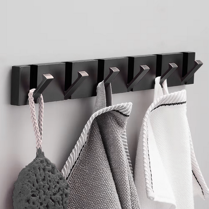 Foldable Wall Coat Hooks – Space Saving Heavy Duty Door &amp; Bathroom Robe Hook 15