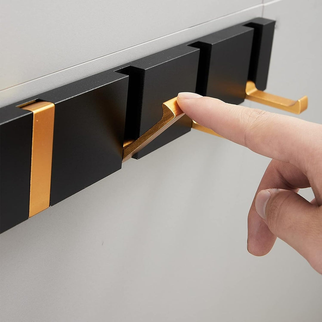 Foldable Wall Coat Hooks – Space Saving Heavy Duty Door &amp; Bathroom Robe Hook 5