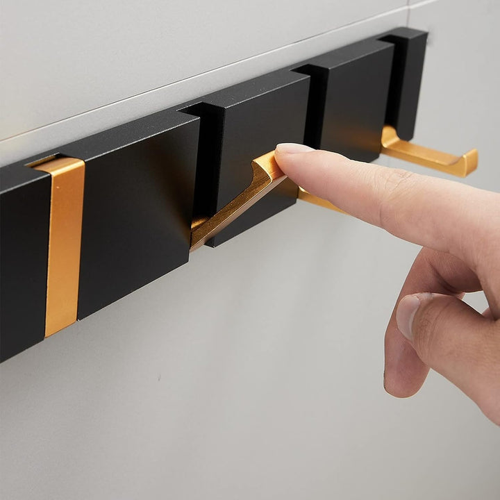 Foldable Wall Coat Hooks – Space Saving Heavy Duty Door &amp; Bathroom Robe Hook 5