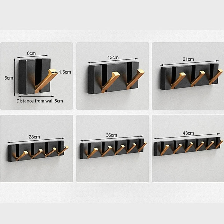 Foldable Wall Coat Hooks – Space Saving Heavy Duty Door &amp; Bathroom Robe Hook 7