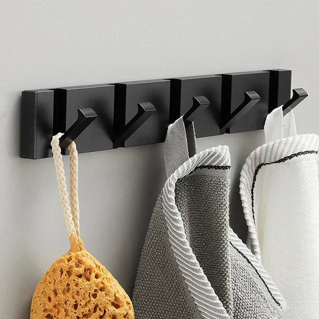 Foldable Wall Coat Hooks – Space Saving Heavy Duty Door &amp; Bathroom Robe Hook 9