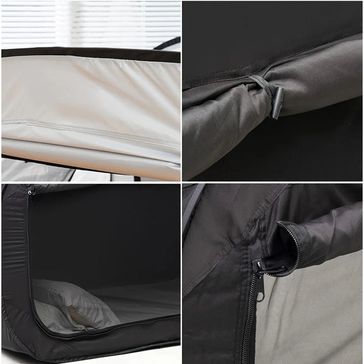 Folding Tent Bed | Privacy Blackout Canopy Design