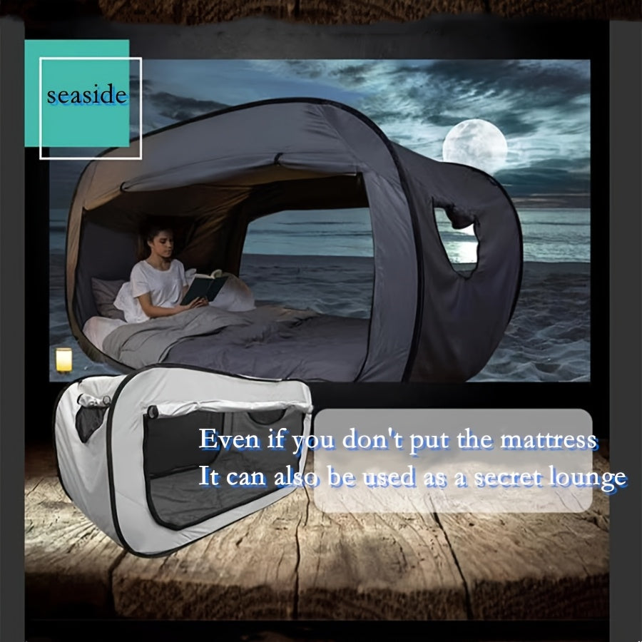 Folding Tent Bed | Privacy Blackout Canopy Design