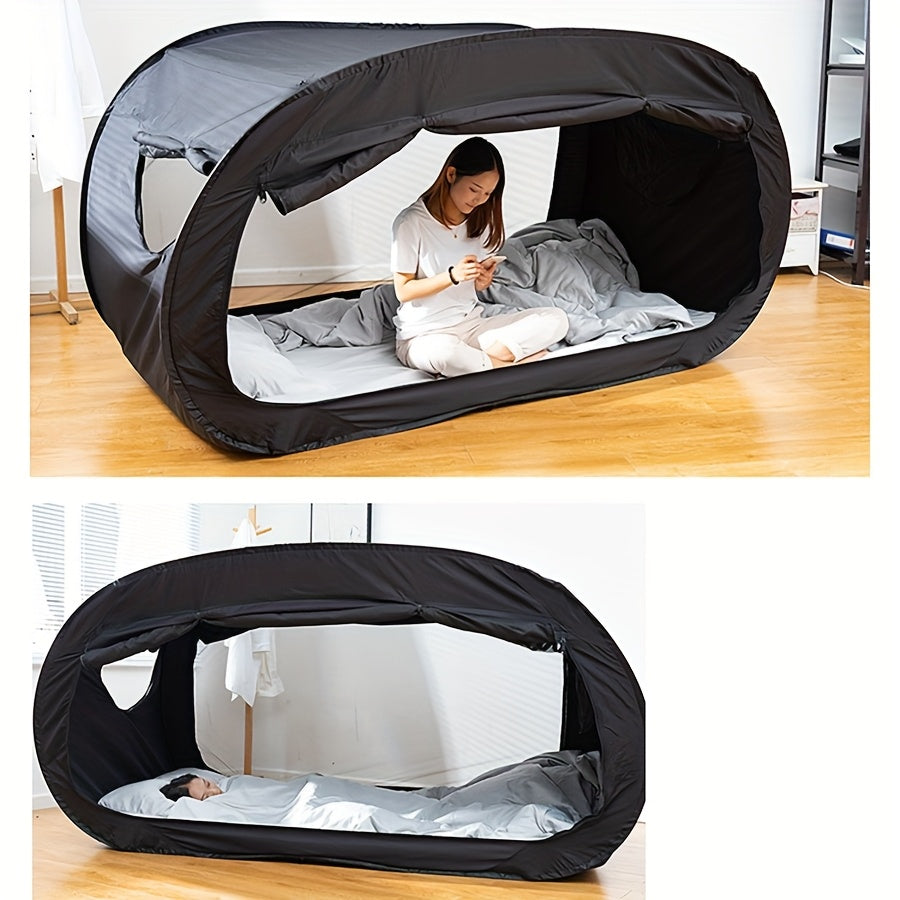 Folding Tent Bed | Privacy Blackout Canopy Design