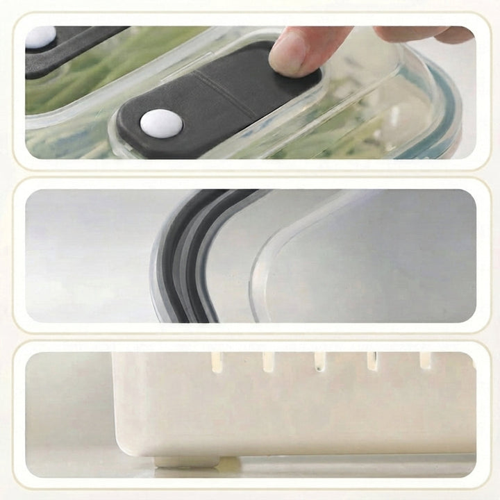 Food Storage Container | Lift-Out Drain Basket, Stacking