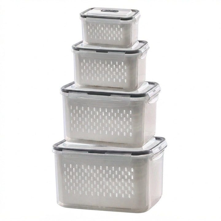 Food Storage Container | Lift-Out Drain Basket, Stacking