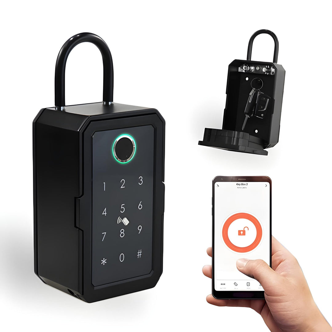 Forti | Smart Lockbox | Wi-Fi Enabled Key Storage with Fingerprint Access