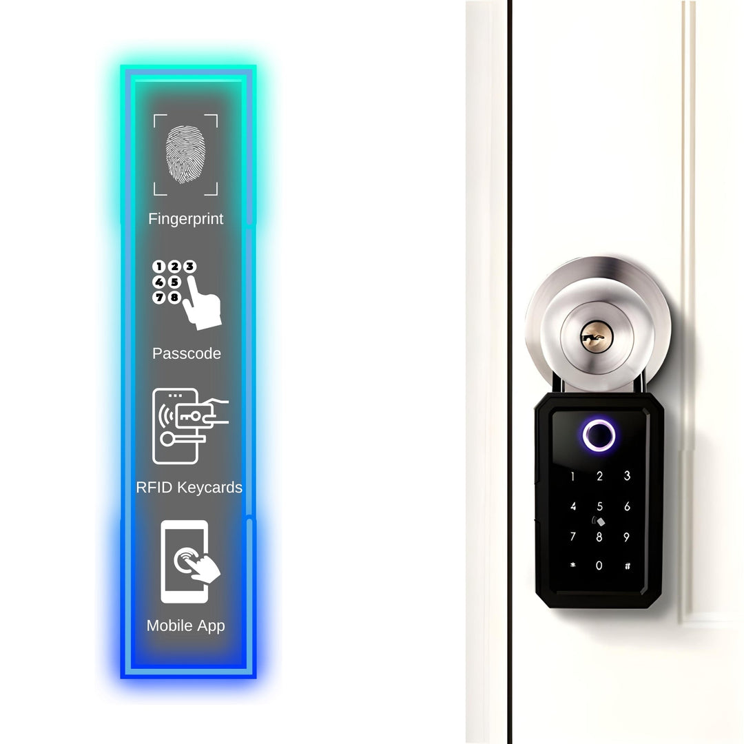 Forti | Smart Lockbox | Wi-Fi Enabled Key Storage with Fingerprint Access