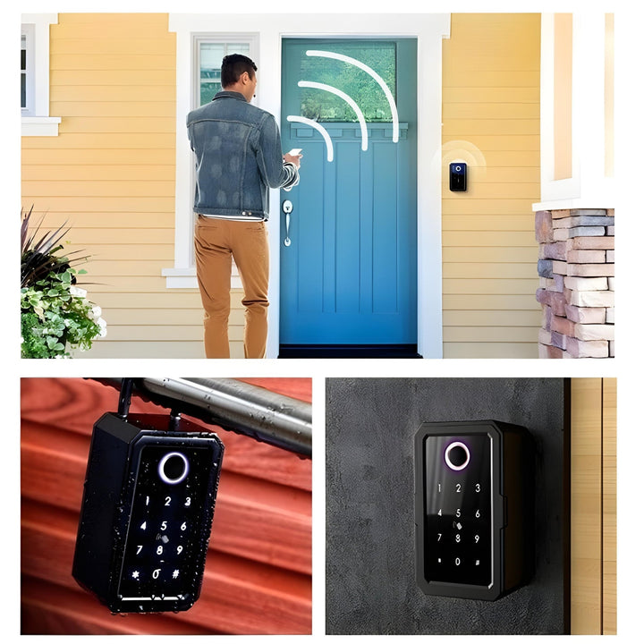 Forti | Smart Lockbox | Wi-Fi Enabled Key Storage with Fingerprint Access
