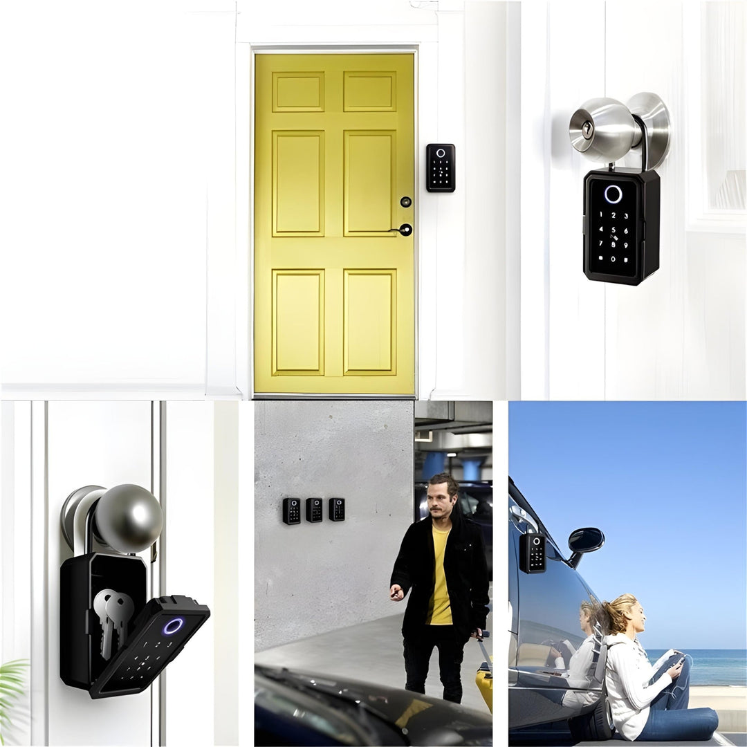 Forti | Smart Lockbox | Wi-Fi Enabled Key Storage with Fingerprint Access