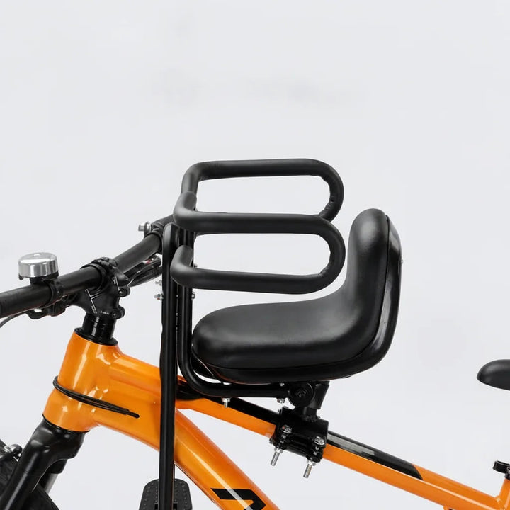 Front Child Bike Seat | Foldable Carbon Steel Mount