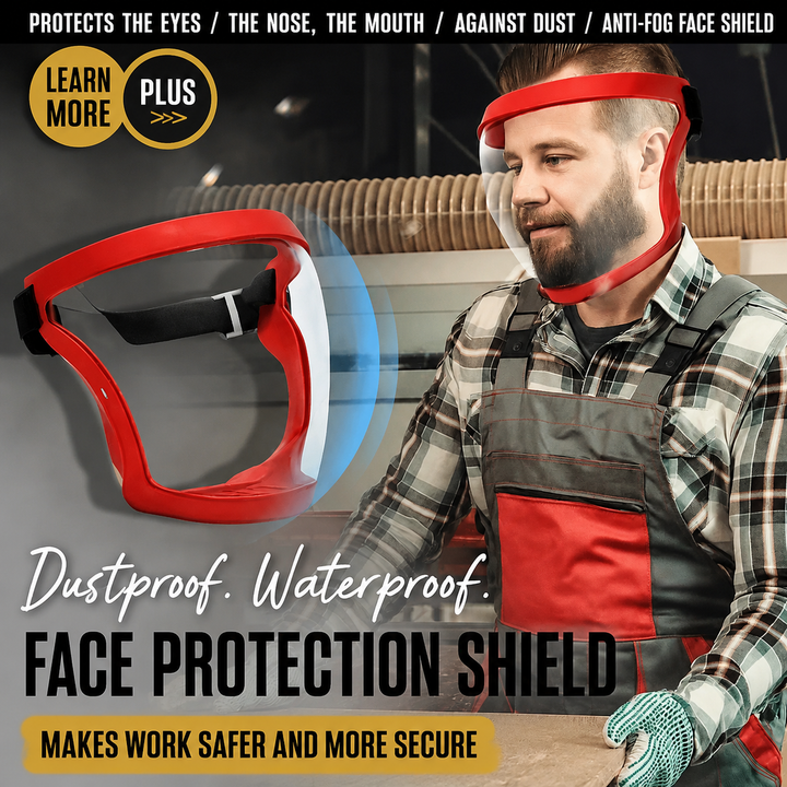 Full Face Shield | ShieldAura Anti-Fog Protective Face Mask