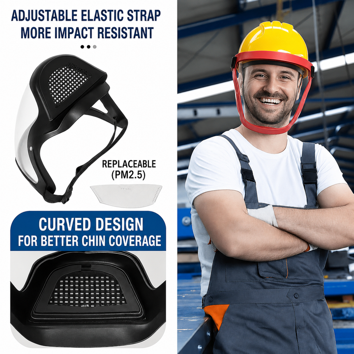 Full Face Shield | ShieldAura Anti-Fog Protective Face Mask