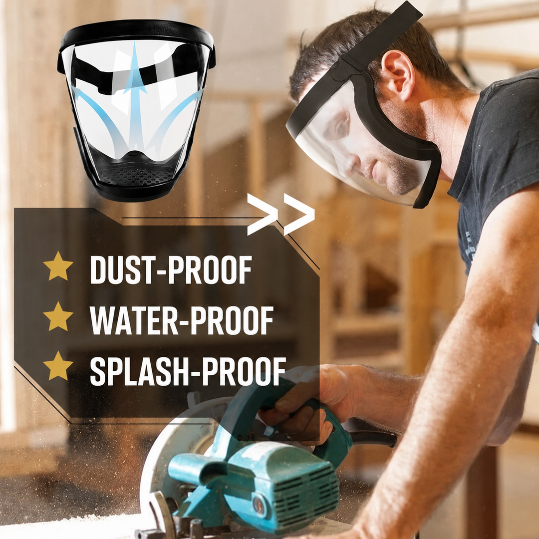 Full Face Shield | ShieldAura Anti-Fog Protective Face Mask